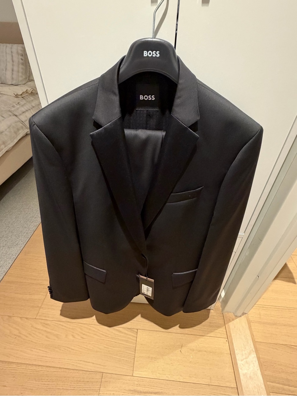 Hugo Boss Black Men's Satin-Lapel Tuxedo Jacket